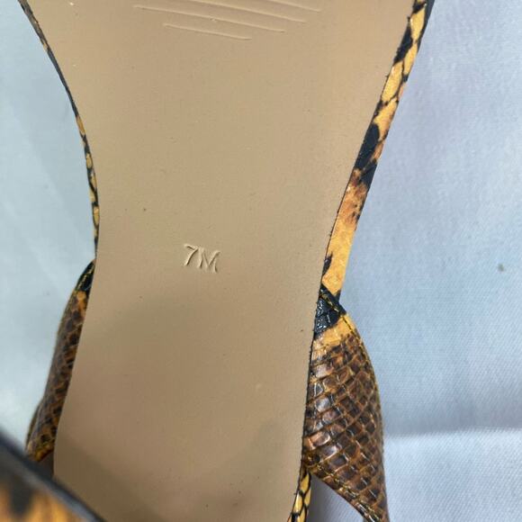 #STEVE MADDEN Snakeskin Heels Size 7 - Picture 4 of 4